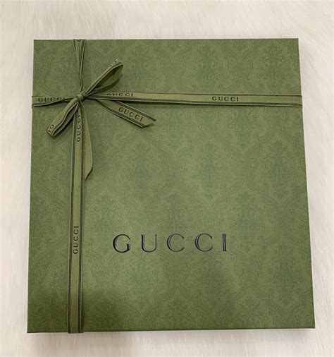 gucci scatola verde